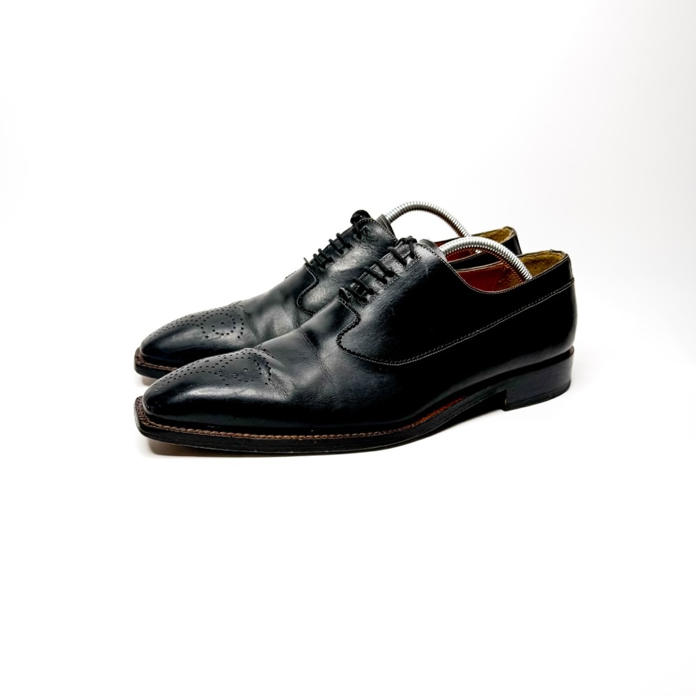 Mezlan Black Leather Oxford Dress Shoes Men’s Size 9.5